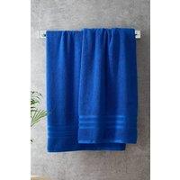 Catherine Lansfield 'Zero Twist' Bath Sheet in Cobalt