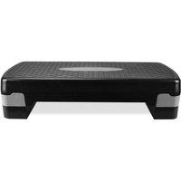 MANTRARAJ Non Slip Fitness Aerobic Stepper Yoga Step Board Gym Exercise Cardio in Black