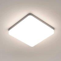 Goeco LED Ceiling Light 36W 4000K Ultra Thin Lamp Ceiling Light LED Square in White