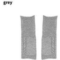 Havendro Gray Protection Arm Warmer Long Fingerless Stretchy Sleeves in Grey