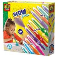SES Creative Blow Airbrush Pens - Power Pastel & Perfume 12 Pieces