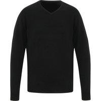 Premier Men's Essential Acrylic V-Neck Sweater in Black | Size: 5XL