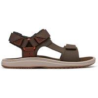 Clarks Men's Brinkley Trail Olive Flat Sandals in Green | Size: 10-Standard Fit