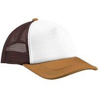 Beechfield Men's Retro 5 Panel Trucker Cap in Chocolate