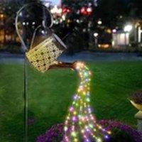 VOGREX Solar Watering Can 90LED String Light Garden Art Best Gift 2025 NEW in Bronze