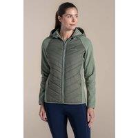 Craghoppers Women's Zayas Hooded Water-Repellent Jacket in Green | Size: 14