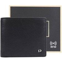 Dents Men's Man Leathler Wallet in Black