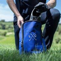 Duncan Stewart Men's Personalised Golf Shoe Bag in Royal