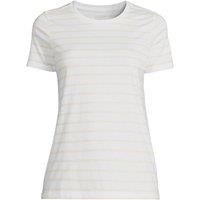 Lands' End Women's Supima Short Sleeve Crew Neck T-shirt in Warm White | Size: 16-18
