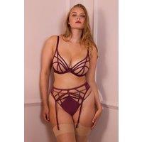 Playful Promises Women's Ramona Wine 'Plunge Bra' | Size: 44FF