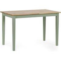 Cheshire Linwood 68cm Small Rectangular Dining Table - Sage Green & Natural