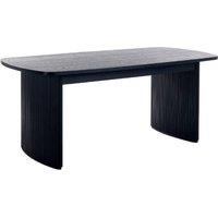 Cheshire Premium Louis 90cm Fluted Extending Dining Table - Black