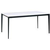 Cheshire Premium Marbella 120cm Rectangular Stone Top Dining Table-White Marble in White