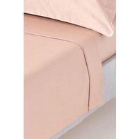 Homescapes Egyptian Cotton Flat Sheet 1000 Thread Count in Beige | Size: Double Flat