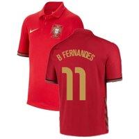 Portugal 2020 - 2021 Home Nike Shirt - B Fernandes 11 in Red | Size: Small