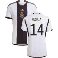 Germany Junior 2022 - 2023 Home Shirt - Musiala 14 in White | Size: 15-16 Years