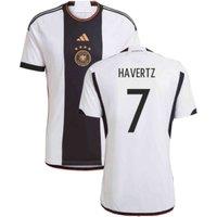 Germany Junior 2022 - 2023 Home Shirt - Havertz 7 in White | Size: 15-16 Years