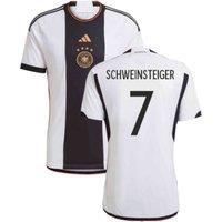 Germany Junior 2022 - 2023 Home Shirt - Schweinsteiger 7 in White | Size: 15-16 Years