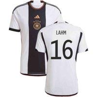 Germany Junior 2022 - 2023 Home Shirt - Lahm 16 in White | Size: 15-16 Years