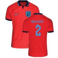 England 2022 - 2023 Away Shirt - Walker 2 in Red | Size: XS