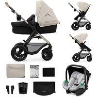 Kinderkraft 3in1 MOOV 2 Multifunctional Stroller Pushchair For Children Up To 27kg in Grey
