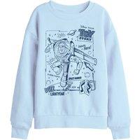 Disney Toy Story Buzz Lightyear Sketch Kids Sweatshirt, Light Blue | Size: 5-6 Years