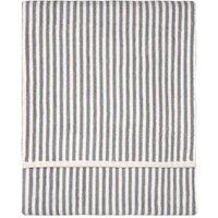 Yard Hebden Striped 100% Cotton Towel in Grey