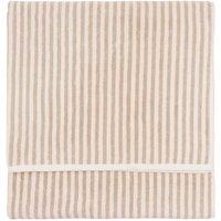 Yard Hebden Striped 100% Cotton Towel in Natural