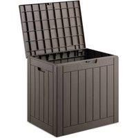 VonHaus 118L Garden Storage Box in Grey