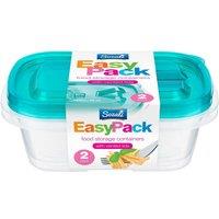 SHEDS AND FENCE LTD SZ 2-Pack 750ml Easypack Containers with Green Vented Lids | Size: 2 Pack