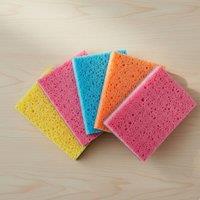 Bedsland DL 4PK Cellulose Sponge Wipes Super Absorbent Kitchen Cleaning | Size: 4 Pack