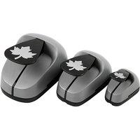 Creativ Company Craft Punch Set, maple leaf, size 25+49+75 mm, 3 pc | Size: 1 Pack