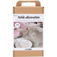Creativ Company Craft Kit Table Decoration, pastel colours | Size: 1 Pack