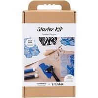 Creativ Company Starter Craft Kit Block Printing, 1 pack in White