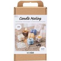 Creativ Company Craft Kit Candle Making, Bubble soy candle, warm beige, light blue, cream | Size: 1 Pack