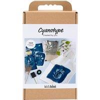 Creativ Company Craft Kit Cyanotype, Textile, blue, 1 pack in White