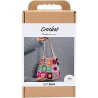 Creativ Company Craft Kit Crochet, Bag, colorful, cream | Size: 1 Pack
