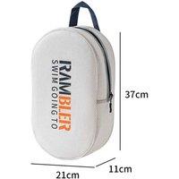 Obasyhig EVA Splash-Resistant Swim & Fitness Bag in White | Size: Medium
