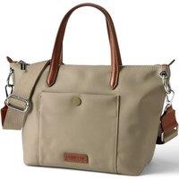 Lands' End Women's Mini Tote Bag in Light Beige