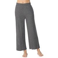 DKNY Women's Ankle length cropped separate sleep pant with pockets in grey | Size: Large