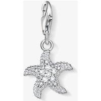 THOMAS SABO Women's Silver Clear CZ Pave Starfish Charm 0917-051-14