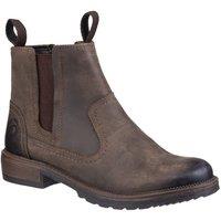 Cotswold Women's 'Laverton' Leather Ankle Boots in Brown | Size: 4