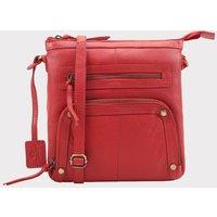 Lloyd Baker Women's Ranchi Leather Cross Body Bag in Dark Red