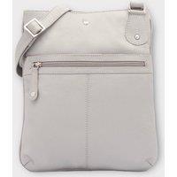 Lloyd Baker Women's Manali Leather Cross Body Bag in Light Grey