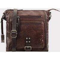 Lloyd Baker Women's Kanpur Leather Cross Body Bag in Chocolate