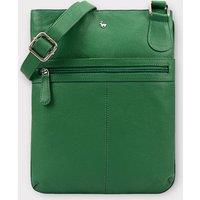 Lloyd Baker Women's Manali Leather Cross Body Bag in Dark Green