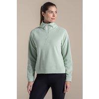 Craghoppers Women's Raja Half Zip Fleece in Green | Size: 8