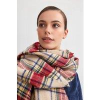 WOVCOR Women's Tartan Check Soft Brushed Scarf