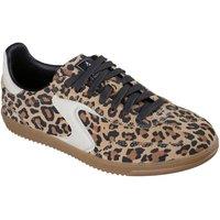Skechers Women's HOTSHOT ON THE PROWL Suede Lace-Up Leopard | Size: 4