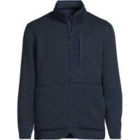 Lands' End Men's Knit Borg Fleece in Navy | Size: Large
